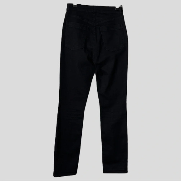 3x1 Jason Wu Collab Black Jeans W4 Slim Straight Edgy Denim, Size 26 - Picture 7 of 16